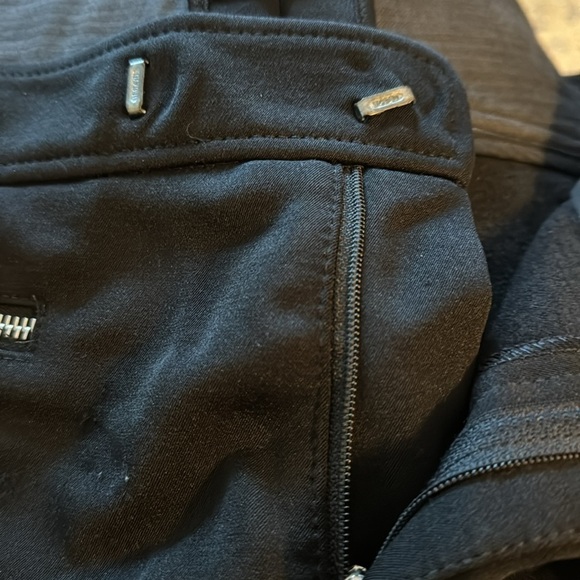 Bogner black Sz 16 Ski Snow Pants back bottom leg zippers women’s - Picture 11 of 14